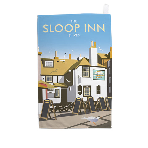 The Sloop Inn Tea Towel