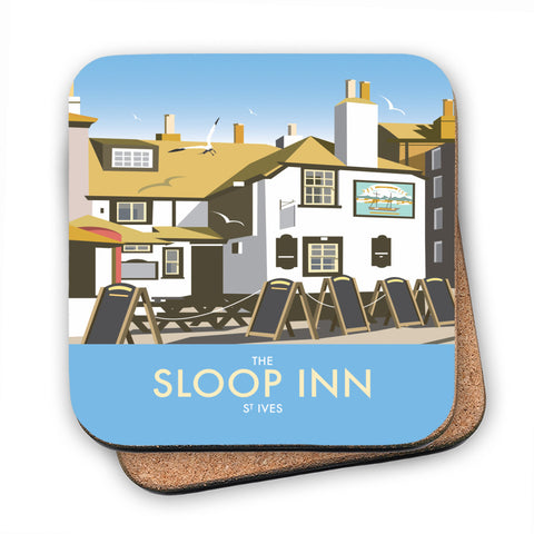The Sloop Inn, St Ives - Cork Coaster