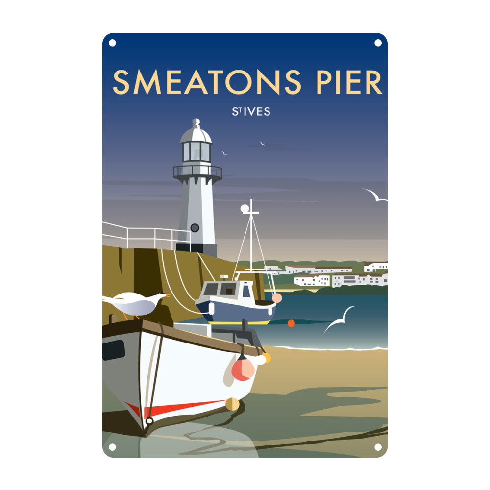 Smeatons Pier Metal Sign