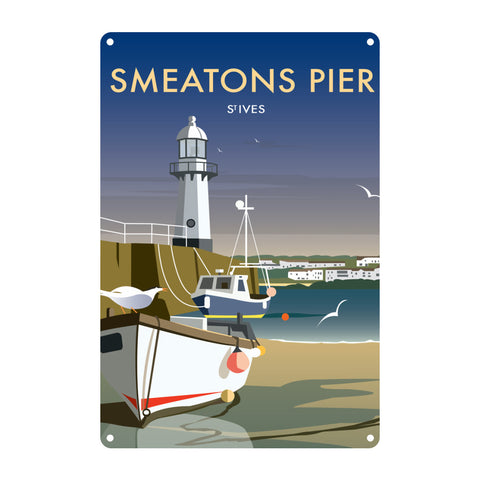 Smeatons Pier Metal Sign