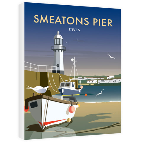 Smeatons Pier, St Ives - Canvas