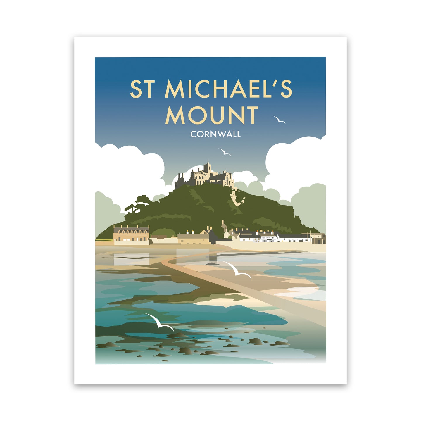 St Michaels Mount Art Print