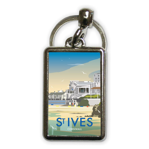 St Ives Metal Keyring