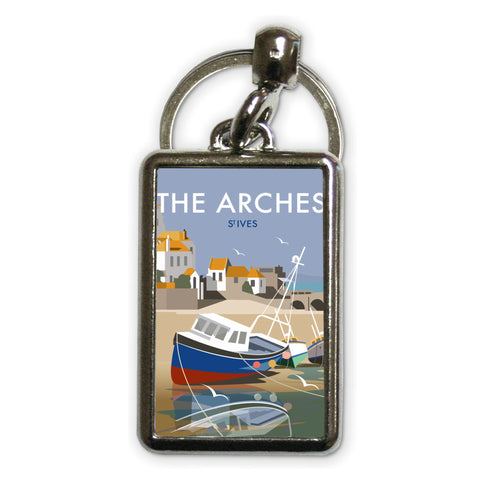 The Arches Metal Keyring