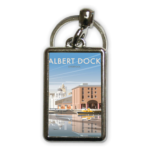 Albert Dock Metal Keyring