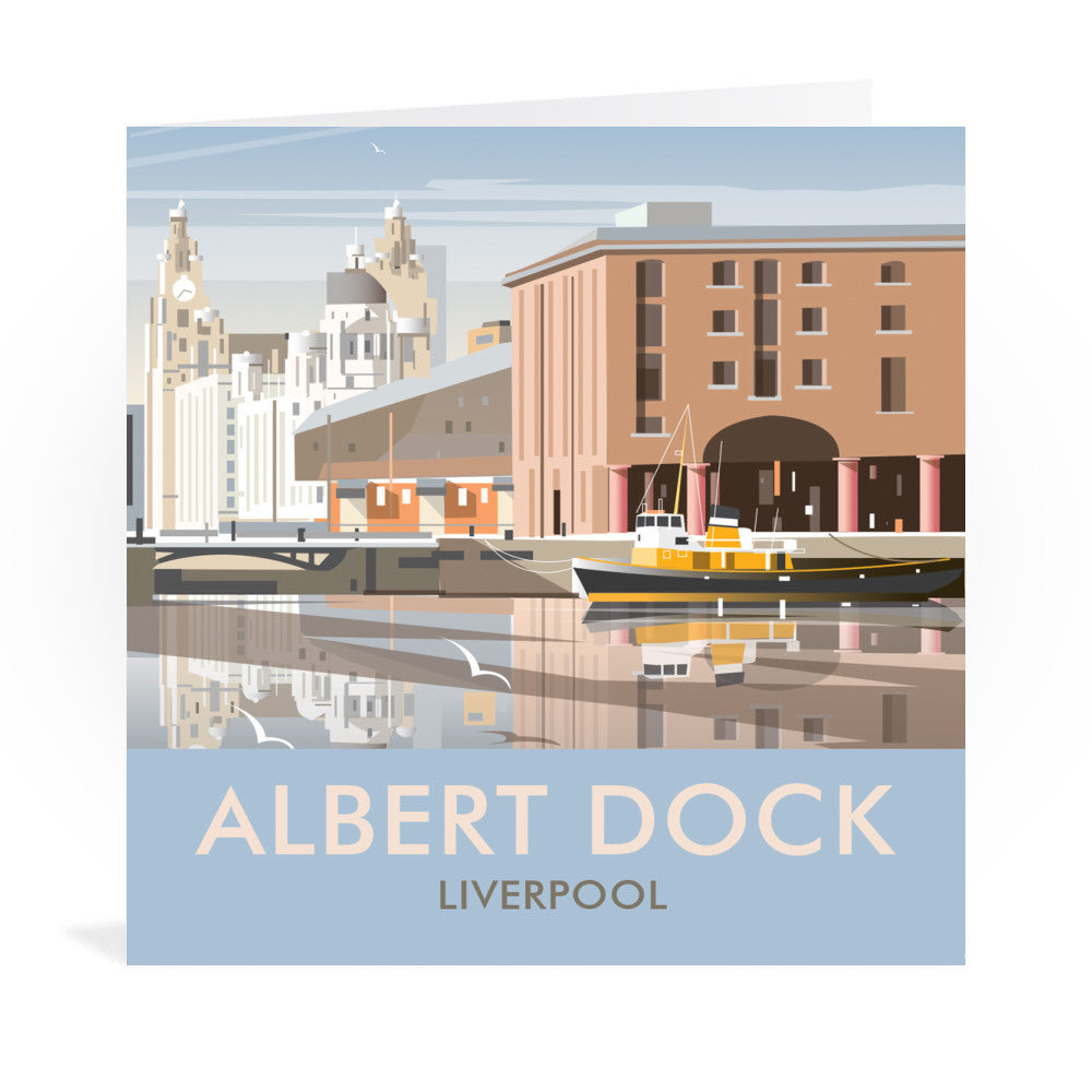 Albert Dock Greeting Card