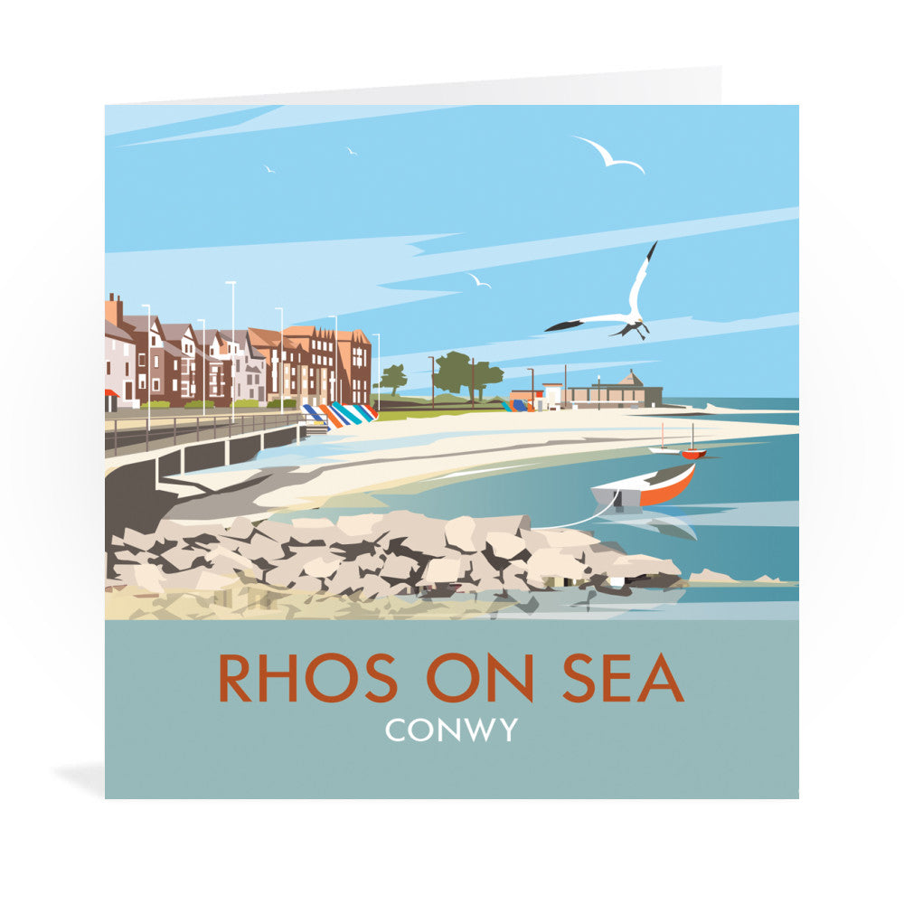 Rhos on Sea Greeting Card