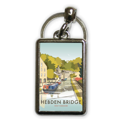 Hebden Bridge Metal Keyring