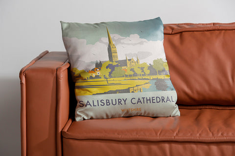 Sailsbury Cathedral Cushion
