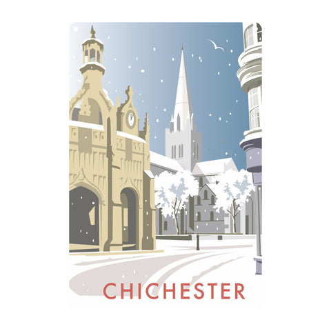 Chichester Winter Metal Sign