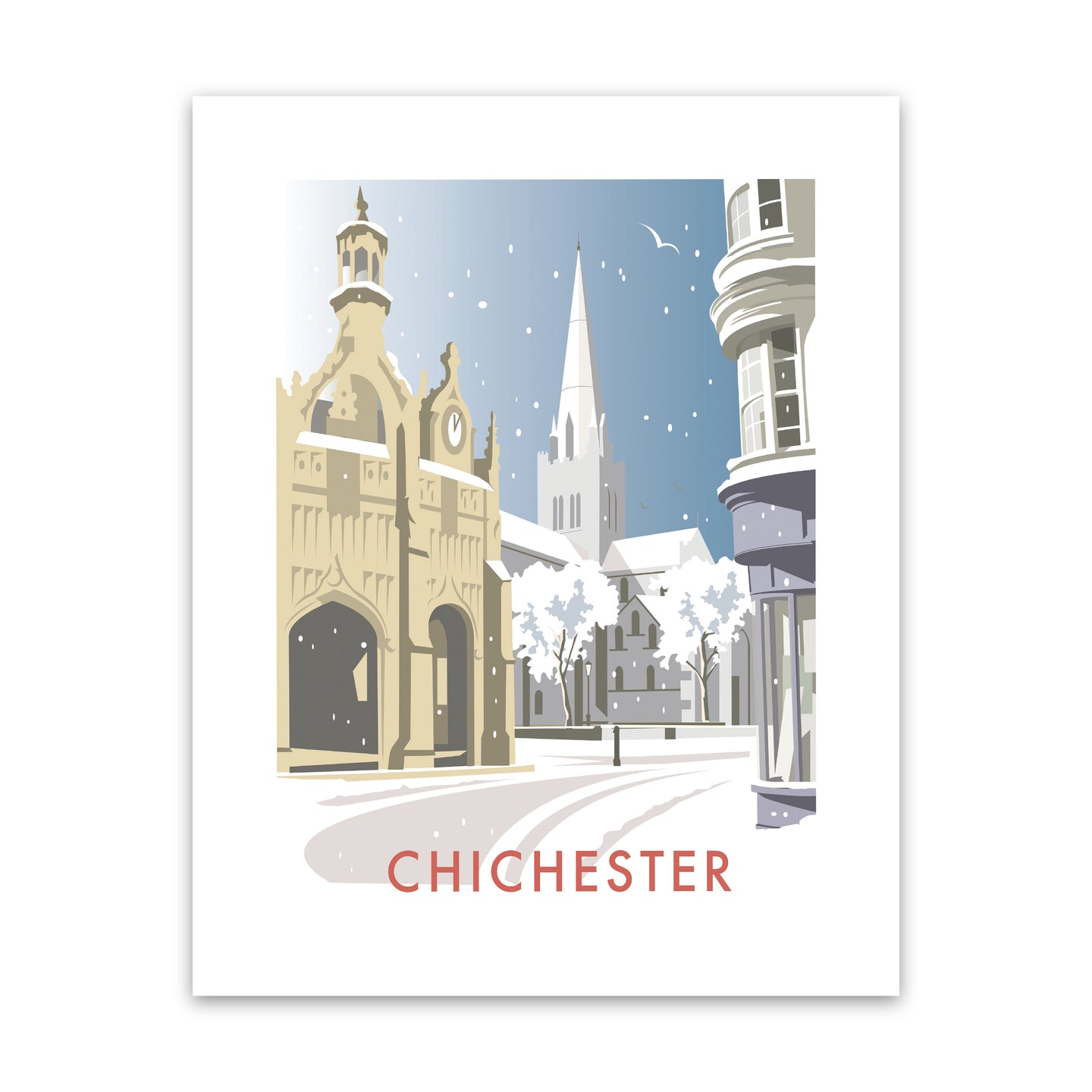 Chichester Winter Art Print