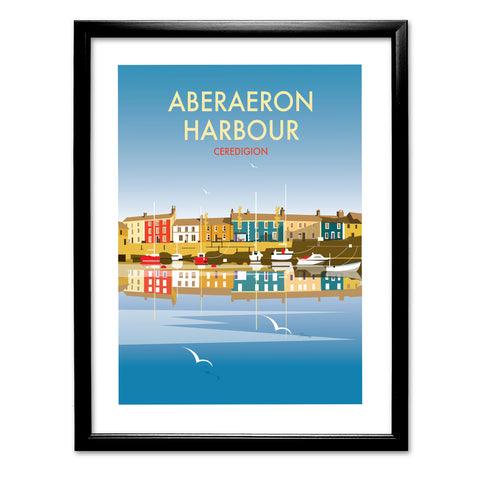 Aberaeron Harbour Art Print
