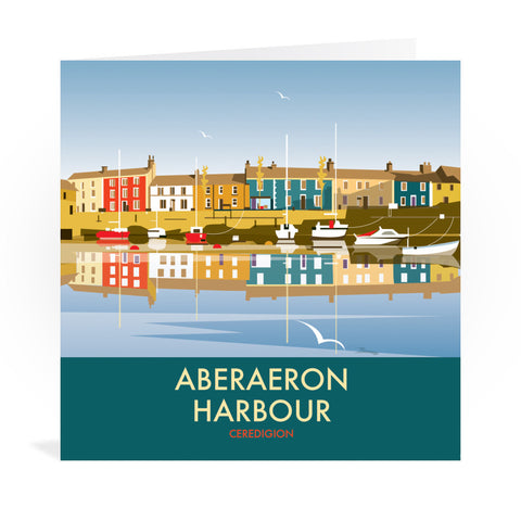 Aberaeron Harbour Greeting Card