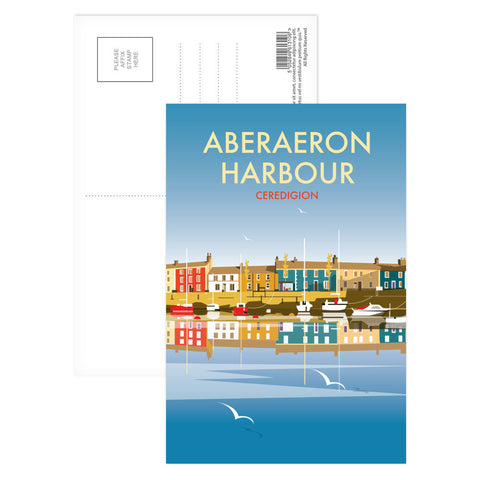 Aberaeron Harbour Postcard Pack of 8