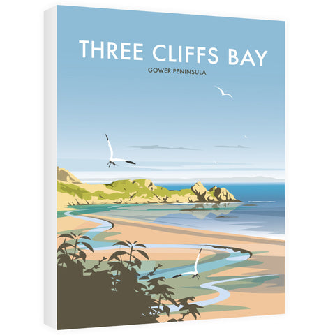 Three Cliffs Bay, Wales - Canvas