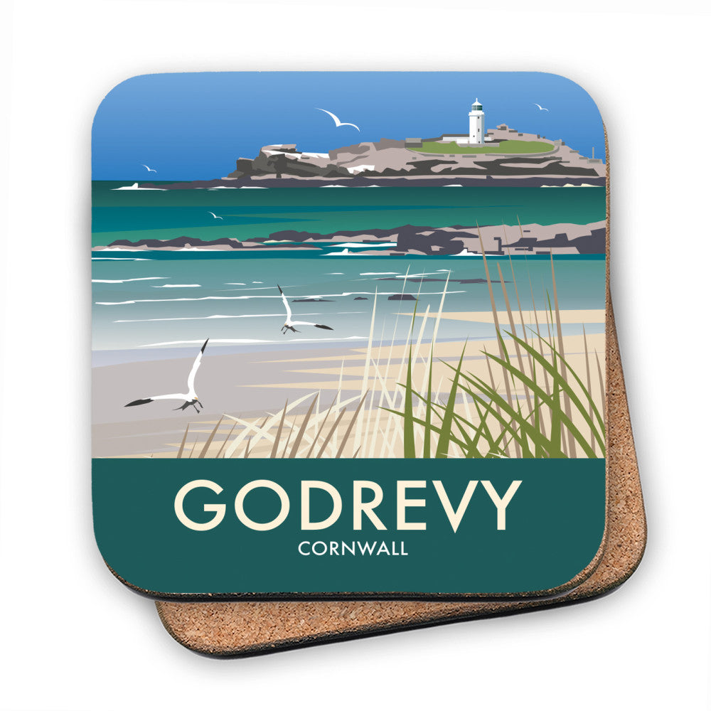 Godrevy, Cornwall - Cork Coaster