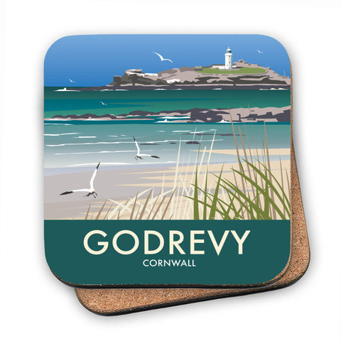 Godrevy, Cornwall - Cork Coaster