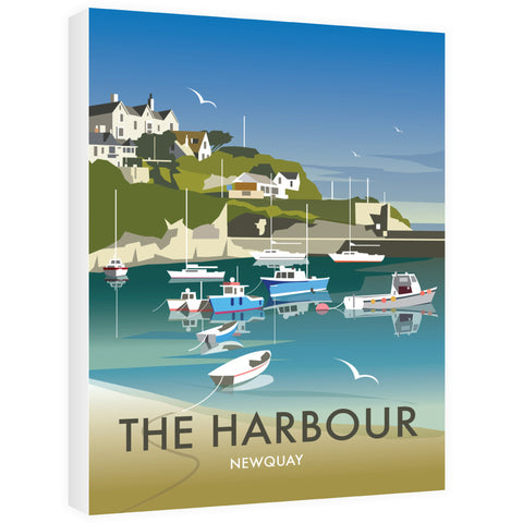 The Harbour, Newquay - Canvas
