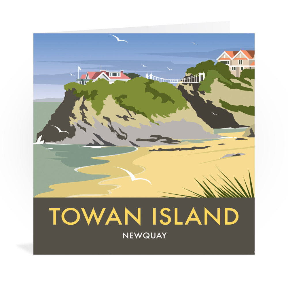 Towan Island Greeting Card