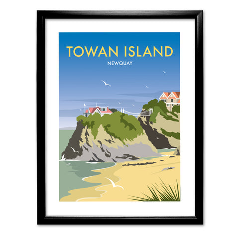Towan Island Art Print