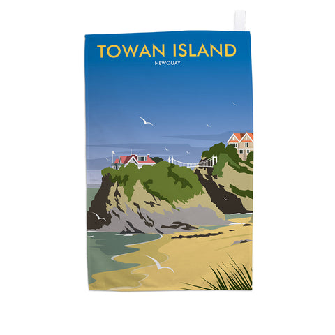 Towan Island Tea Towel
