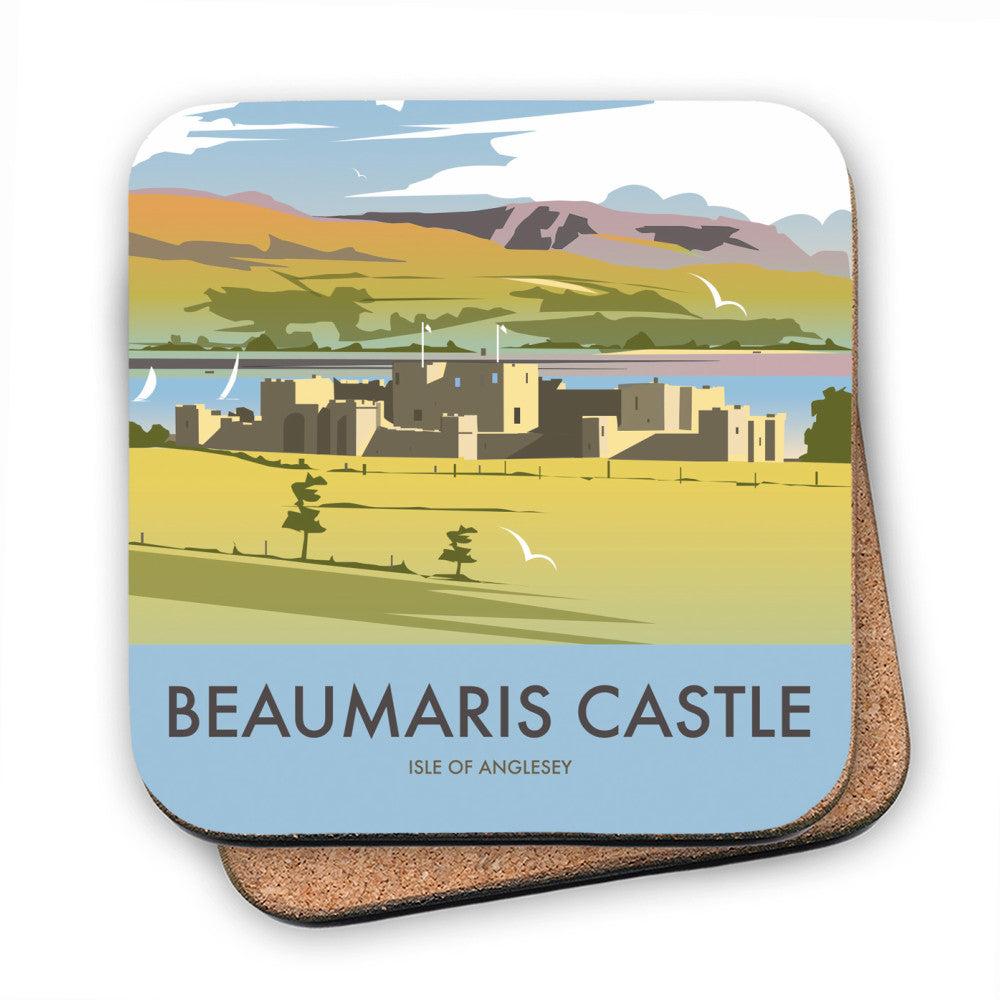 Beaumaris Castle - Cork Coaster