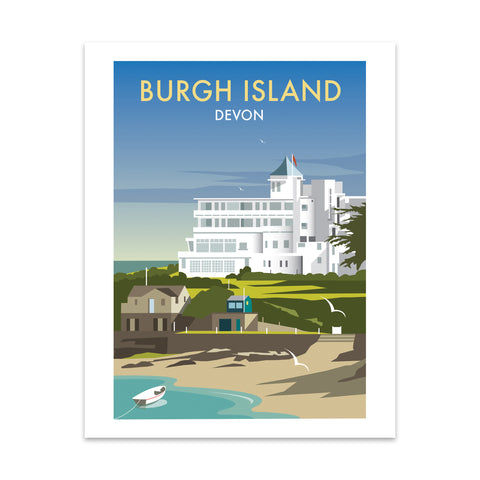 Burgh Island Art Print
