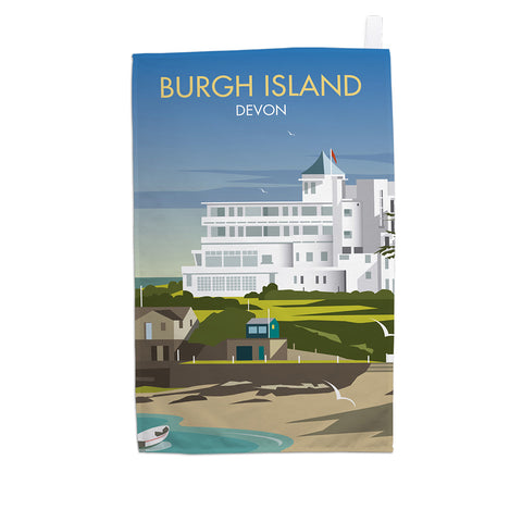 Burgh Island Tea Towel