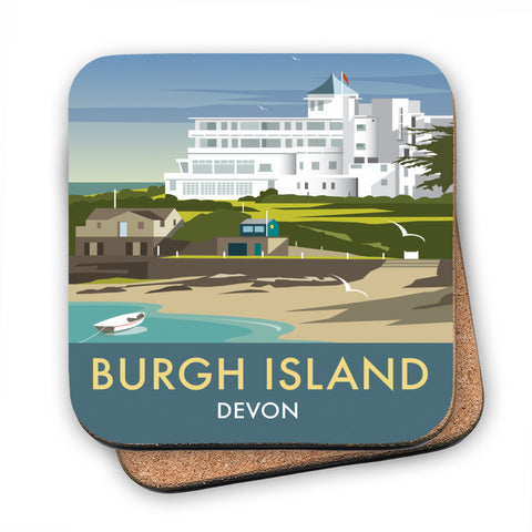 Burgh Island, Devon - Cork Coaster