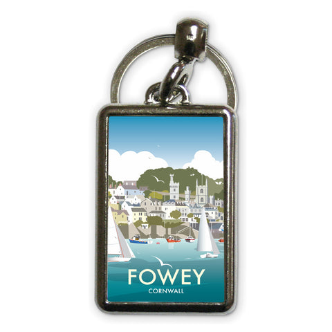 Fowey Metal Keyring