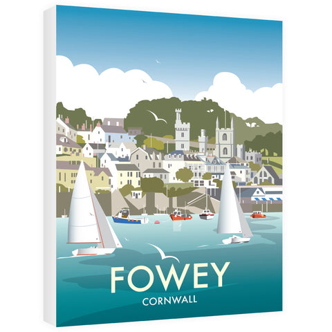 Fowey, Cornwall - Canvas