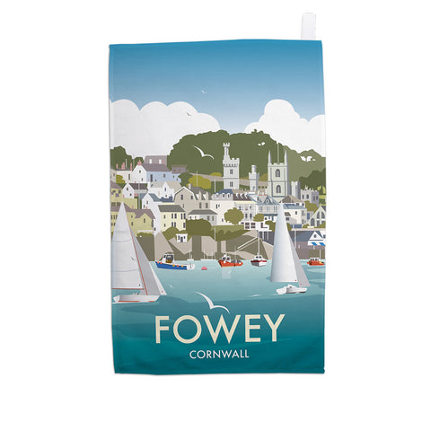 Fowey Tea Towel