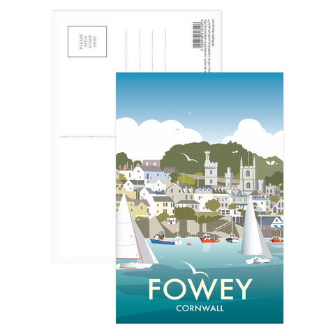 Fowey Postcard Pack of 8