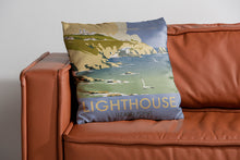 Load image into Gallery viewer, Lizard Point Lighthouse Cushion
