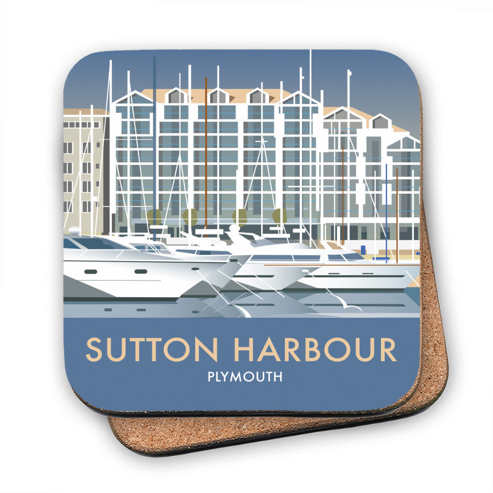 Sutton Harbour, Plymouth - Cork Coaster