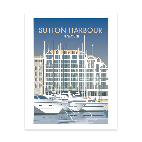 Sutton Harbour Art Print
