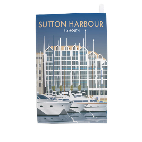Sutton Harbour Tea Towel