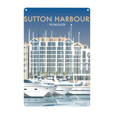 Sutton Harbour Metal Sign