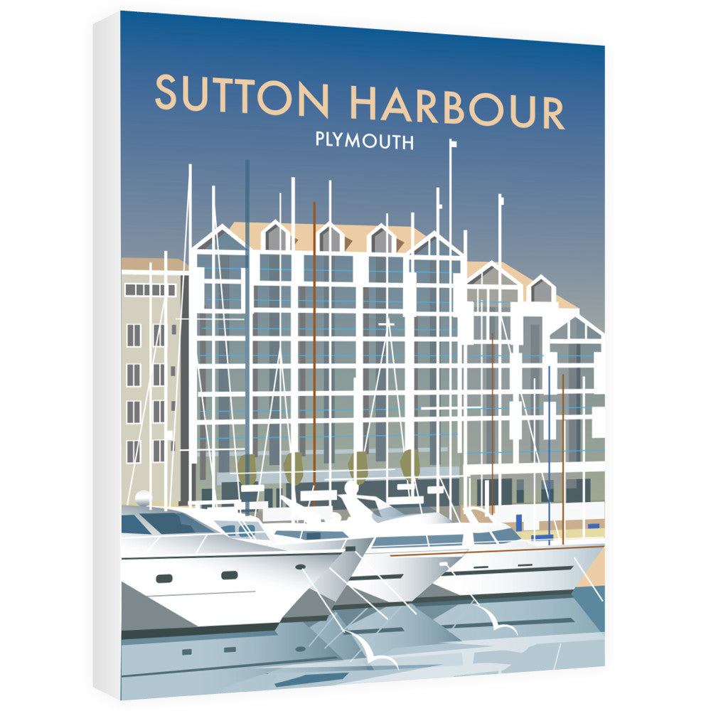 Sutton Harbour, Plymouth - Canvas