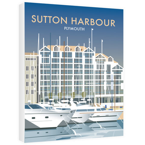 Sutton Harbour, Plymouth - Canvas