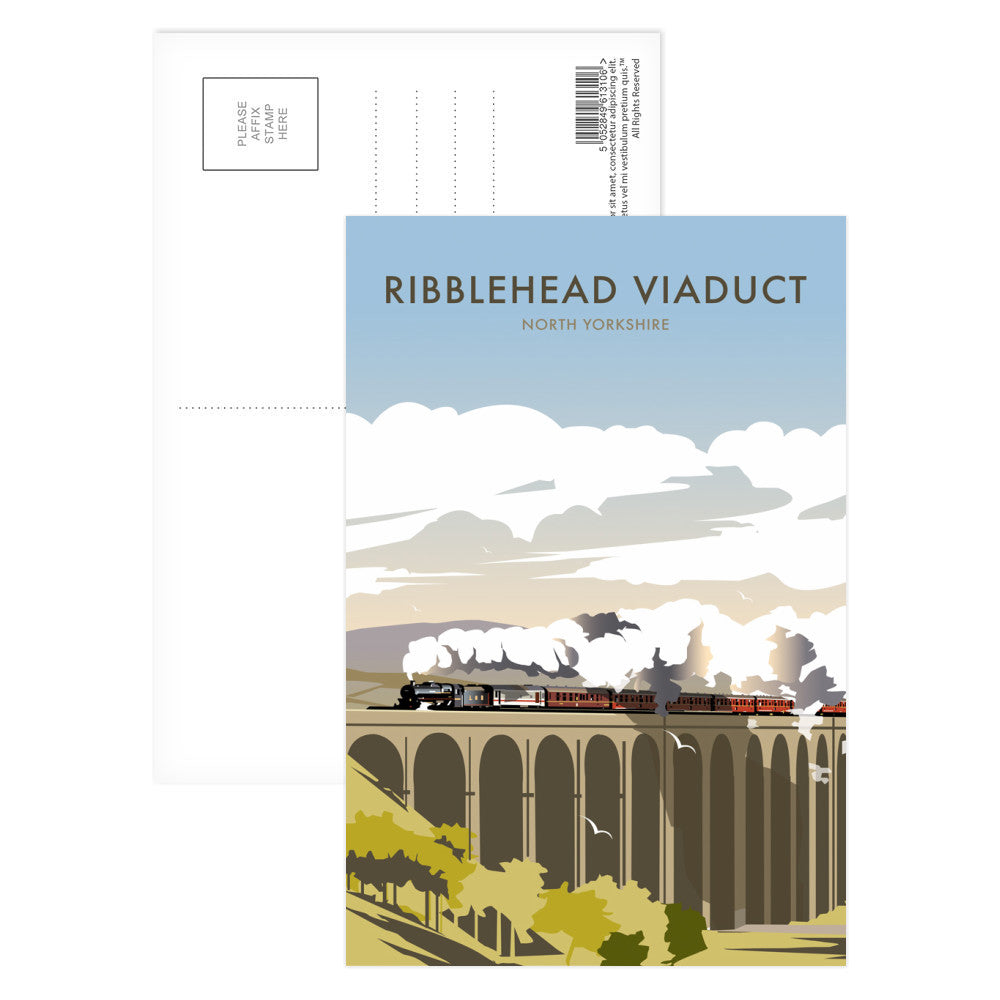 Ribblehead Viaduct, North Yorkshire Postcard Pack of 8