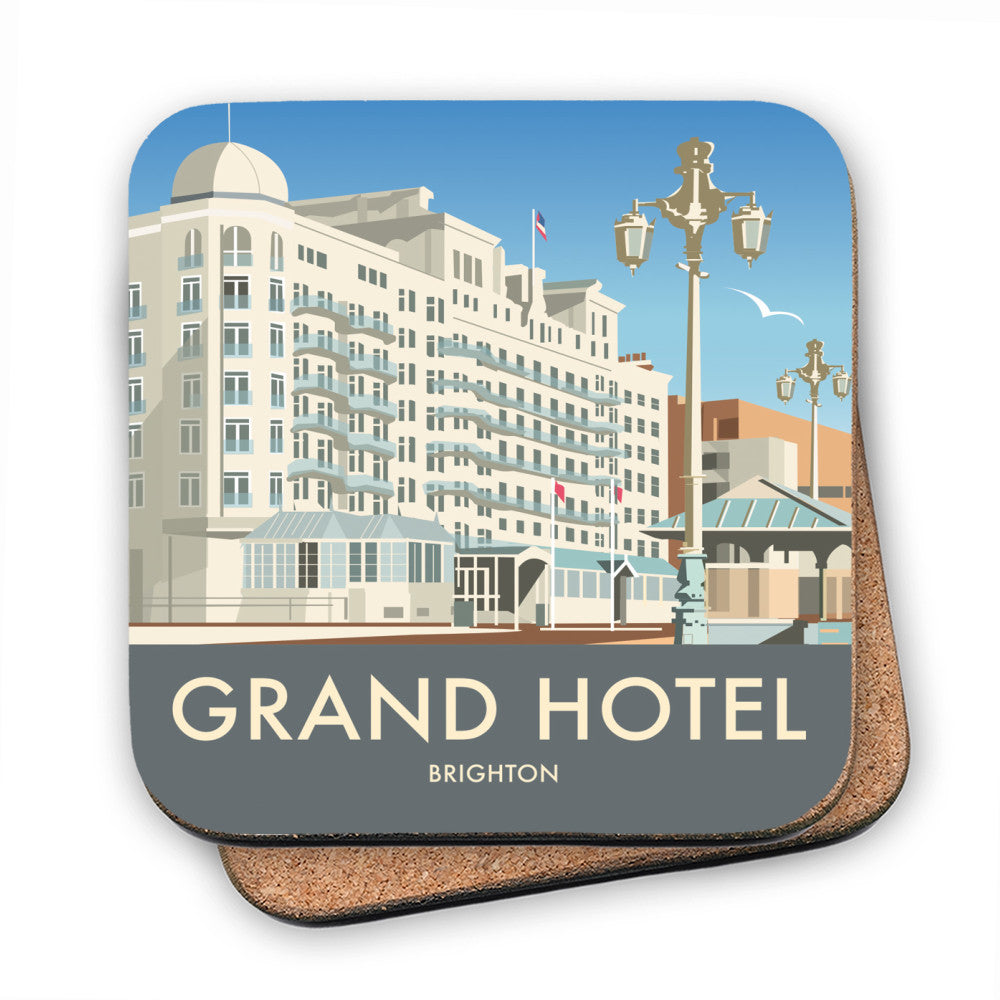 Grand Hotel, Brighton - Cork Coaster