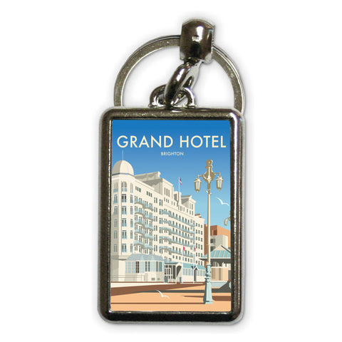 Grand Hotel, Brighton Metal Keyring
