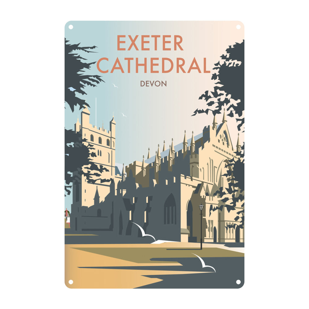 Exeter Cathedral, Devon Metal Sign