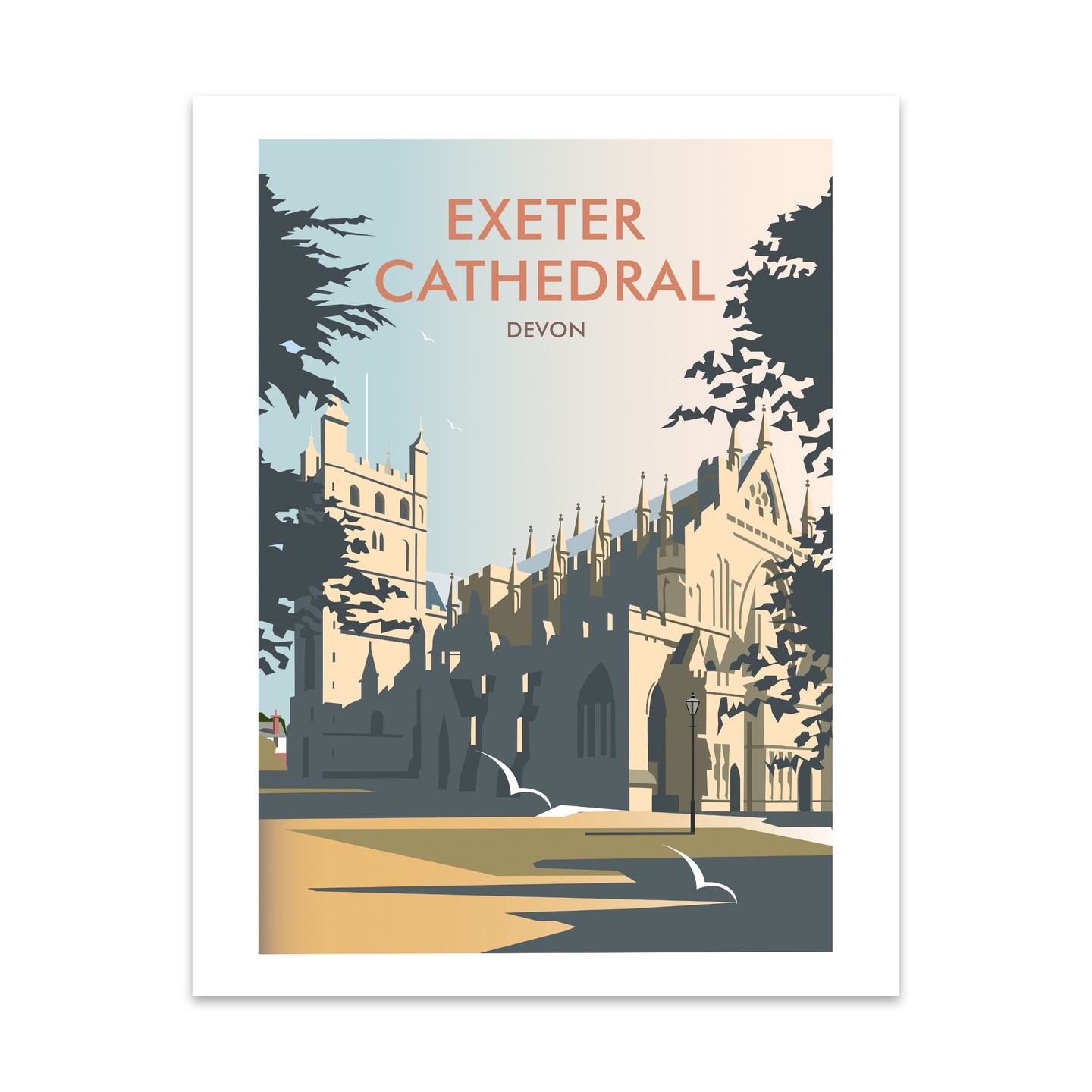 Exeter Cathedral, Devon - Fine Art Print