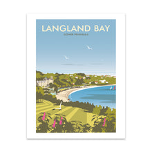 Load image into Gallery viewer, Langland Bay, Gower Peninsula - Fine Art Print
