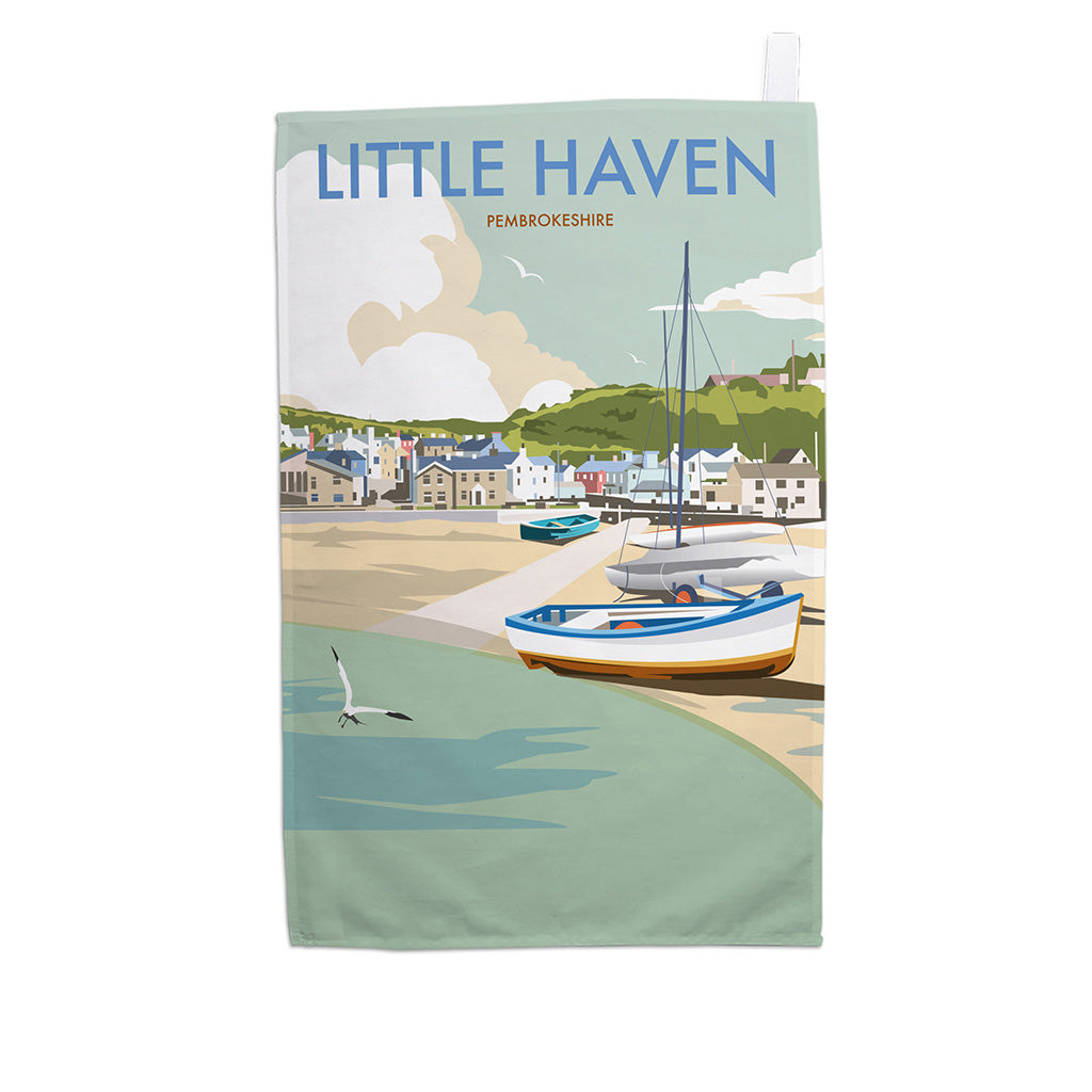 Little Haven, Pembrokeshire Tea Towel