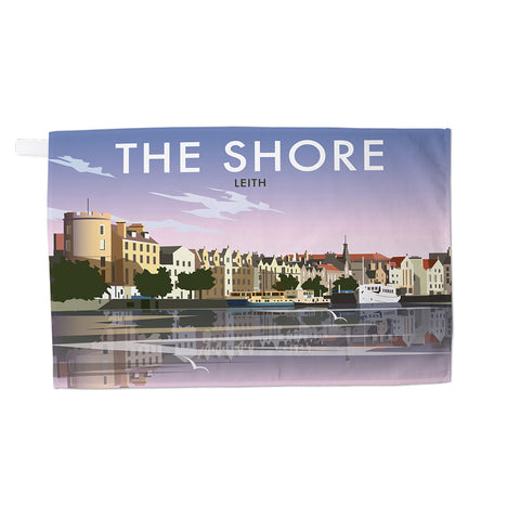 The Shore, Leith, Scotland Tea Towel
