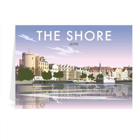 The Shore, Leith, Scotland Greeting Card
