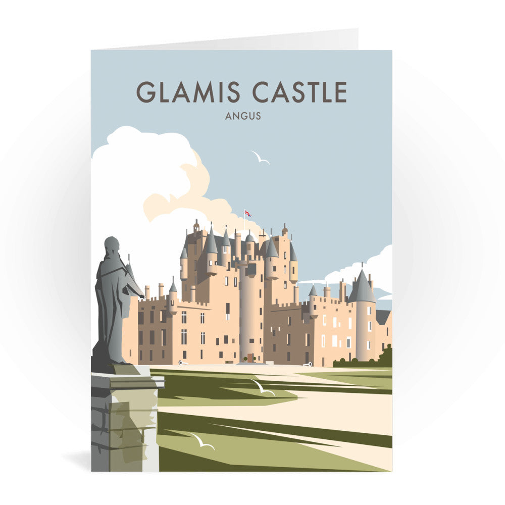 Glamis Castle, Angus, Scotland Greeting Card